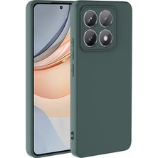 Tekno Grup Xiaomi 14T Kılıf  Içi Kadife Yumuşak Lansman Kılıf-Koyu Yeşil