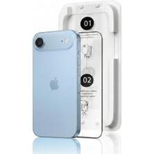 Fulltech Magicbox iPhone Air Premium Tempered Glass Aparatlı Ekran Koruyucu - Clear