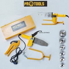 GVN PROTOOLS Dijital Göstergeli 800 Watt Pprc Boru Kaynak Makinesi | 20-25-32 Uçlu + Makaslı Set + Taşıma Çantalı