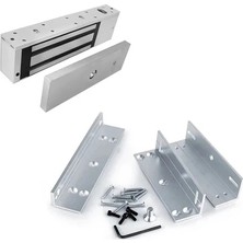 Sarkey SR-280+ZL 280 kg Manyetik Kilit ve Zl Montaj Aparatı Seti 12/24V Dc