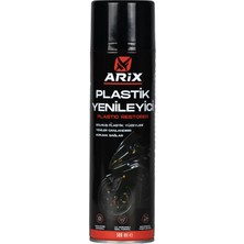 Arix Motosiklet Plastik Yenileyici 500 ml – Uv Korumalı Grenaj ve Plastik Parlatıcı Bakım Spreyi