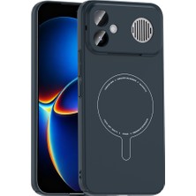 Nanospace Xiaomi Poco F8 Ultra Kılıf M-Safe Şarj Özellikli Kamera Korumalı Elio Sert Pc Kapak
