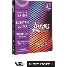Luxars LX-E09 Elektro Gitar Tel Seti