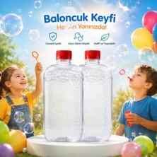 Admay 2 Adet 500 ml Baloncuk Likiti Büyük Boy Balon Köpük Suyu Çocuk Oyun Eğlence Parti Baloncuk Solüsyonu