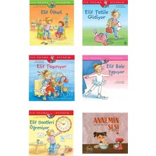 Türkiye İş Bankası Yayınları Elif Serisi(Elif Öfkeli-Taşınıyor-Tatile Gidiyor-Bale Yapıyor- Saatleri Öğreniyor)-Annemin Sesi 6 Kitap Set