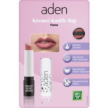 Aden Creamy Velvet Lipstick - Kremsi Kadife Ruj 03 Fame(Gül Beji)