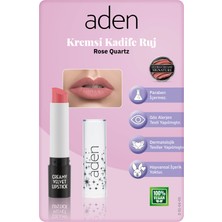 Aden Creamy Velvet Lipstick - Kremsi Kadife Ruj 06 Rose Quartz(Gül Kuvars)