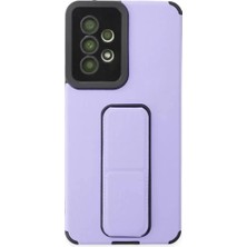 Renas Store Newface Samsung Galaxy A53 5g Kılıf Mega Standlı Silikon - Lila