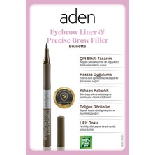 Aden Precise Brow Filler - Hassas Kaş Dolgu Kalemi 03 Brunette(Esmer)