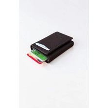 CLASSBAG Mekanizmalı Otomatik Kızaklı Kartlıklı Kahverengi Erkek Cüzdanı (7cm x 10CM)