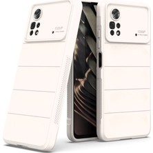 Poco X4 Pro 5g Kılıf Optimum Silikon - Krem