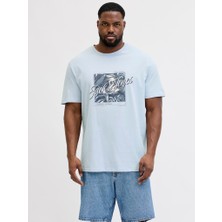 Jack & Jones Jack Jones Baskılı Büyük Beden Tişört 12295982