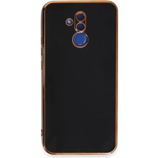 Renas Store Newface Huawei Mate 20 Lite Kılıf Volet Silikon - Siyah