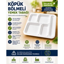 5 Gözlü Tabldot Köpük Servis Tabağı 100'LÜ