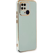 Renas Store Newface Xiaomi Redmi 10C Kılıf Volet Silikon - Açık Yeşil