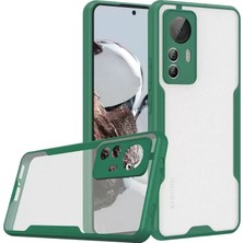 Renas Store Newface Xiaomi Mi 12T Kılıf Platin Silikon - Yeşil