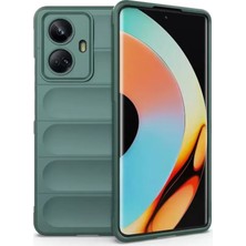 Renas Store Newface Realme 10 Pro 5g Kılıf Optimum Silikon - Koyu Yeşil