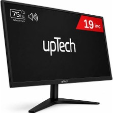 Uptech HD190S 19" Geniş Ekran 75 Hz 5ms (Vga,hdmı,ses) Dahili Hoparlör LED Monitör