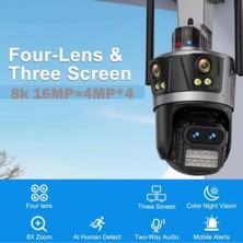 Ozka Concept CMR57 8k 16MP 4 Lens - 3 Ekran