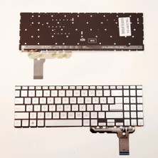 LineOn Asus K3605 Notebook Klavye Gümüş Işıklı