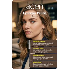 Aden Eyebrow Pencil - Kaş Kalemi 02 Brown(Kahverengi)