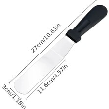 Renas Store Paslanmaz Çelik L Tipi Pastacı Spatulası – A Düzeltme ve Pasta Şekillendirme Bıçağı