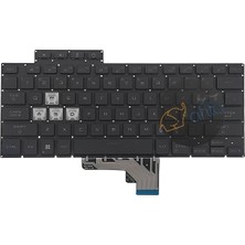 Afila Asus Tuf Dash F15 FX516PR-211.TM15 Uyumlu Notebook Klavyesi, Laptop Tuş Takımı (Siyah Tr)