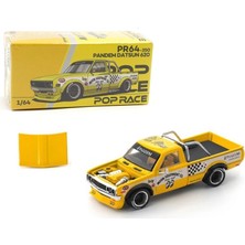 Pop Race Pandem Datsun 620 Moon Equipped Sarı 1:64 Diecast Model Araba PR64-250