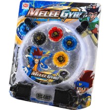 Osman Kızılkaya  Melee Gyro Beyblade 329-2 4 Topaç Sahalı Metal+Plastik Kartela 3+