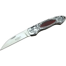 Renas Store Cr 0124 Rd Kamp Çakı 20 cm - Metal Desenli Sap, Kılıflı, Kutulu