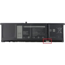 Afila Dell Vostro 15 3520 3525 Uyumlu Notebook Bataryası, Laptop Pili / Ver.2 - 4cell