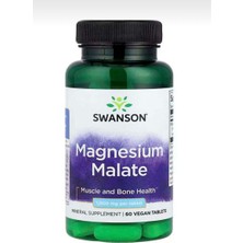 Swanson Magnesium Malate 60 Vegan Tablet