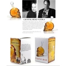 Renas Store 1000 ml Crystal Head Kuru Kafa Içecek Şişesi