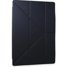 Renas Store Galaxy Tab A9 Plus Kılıf Kalemlikli Mars Tablet Kılıfı - Lacivert
