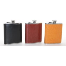 Renas Store Paslanmaz Çelik Tekli 7 Oz Derili Matara  ALK2660