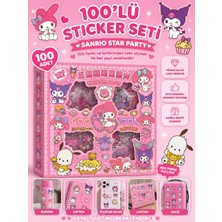 PeriMila Sanrio Karakterli Kuromi 100 Parça Suya Dayanıklı Sticker Seti