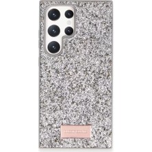 Renas Store Onegif Samsung Galaxy S23 Ultra Bright Simli Kapak - Gümüş