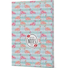 Renas Store Flamingo 1 - Yan Baskılı Çizgili Defter
