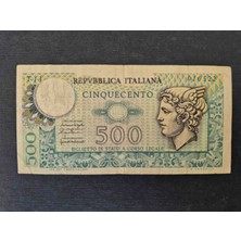 Edi Antik 1976 Italya 500 Liret Haliyle
