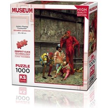 Aslanoğlu Store 20662 Jesters Playing Cochonnet 1000 Parça Puzzle -Ks Puzzle