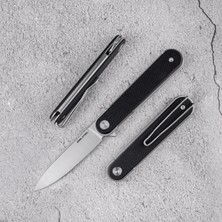 Real Steel Iris Flipper | Mikarta Sap | 12C27 Çelik Çakı | 8061AB