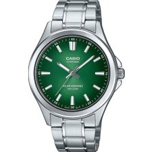 Casio Casıo MTS-RS100D-3A-SS Solar Yeşil Kadran Spor ve Şık Erkek Kol Saati