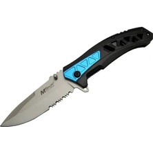 Renas Store 4193 Mi Kamp Çakı 21CM - Yarı Otomatik, Kemerlikli, Testere Detaylı, Desenli Sap