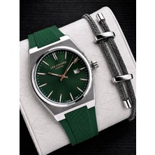 Lee Cooper Italyan Tasarım Bileklik Hediyeli Silikon Kordon 5 Atm Erkek Kol Saati ELC.08250.375