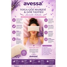 Avessa Yoga Göz Bandı & Göz Yastığı - Doğal Lavanta Kokulu - Rahatlatıcı Etki - Ergonomik Tasarım