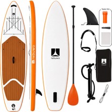 Rebuwo Şişme Sup Board Turuncu Stand Up Paddle Board 320*82*15 cm