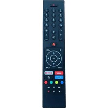 Renas Store Vestel Uyumlu LED Tv Kumandası - Netflix, Youtube, Primevideo Tuşlu