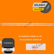 Renas Store 43" Saba JL.D430B1330-006BS-M_V01, SJ.CX.D4301101-3030JS-M Tv LED Bar