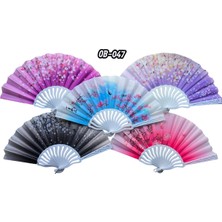 Renas Store Plastik Kumaş Yelpaze 12'li Karışık OB-047