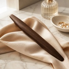 HICOWOOD Doğal Ceviz Ağacı  El Yapımı French Model Hamur Açma Merdanesi – 50 CM